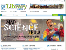 Tablet Screenshot of cowetapubliclibrary.sirsi.net